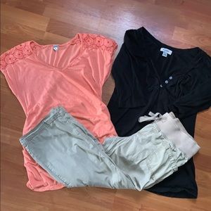 Liz Lange old Navy Maternity too and Capri bundle
